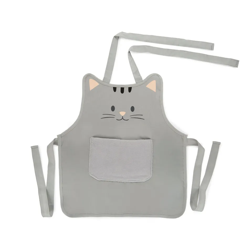 balvi-kitty-tablier-enfant-chat-cuisine-avec-poche image 1