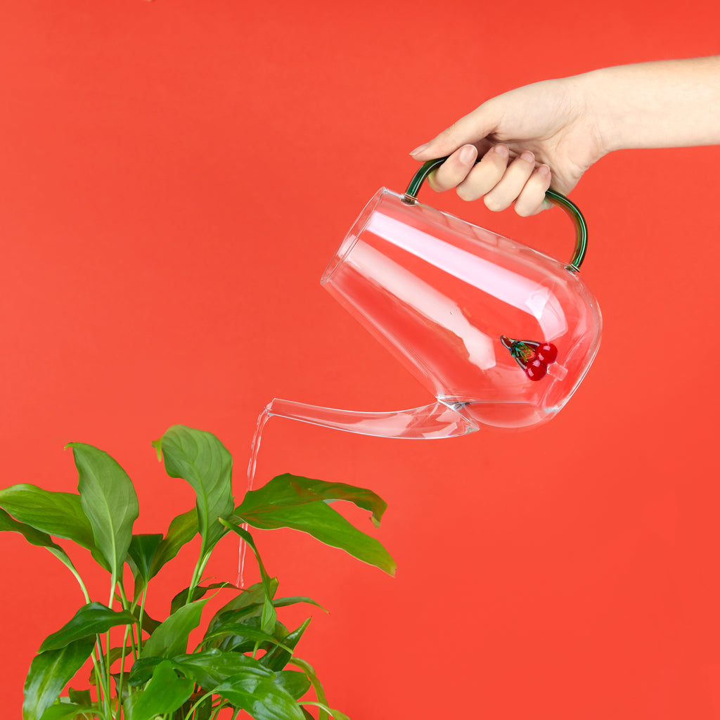 balvi-home-decor-botanical-cherry-arrosoir-verre-cerise image 2