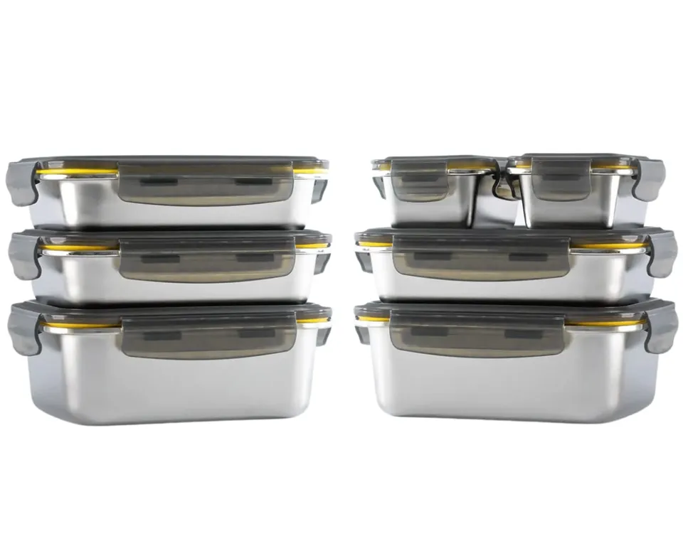 pika-batch-cooking-lot-7-bo-tes-inox-herm-tiques-260-1200ml image 1