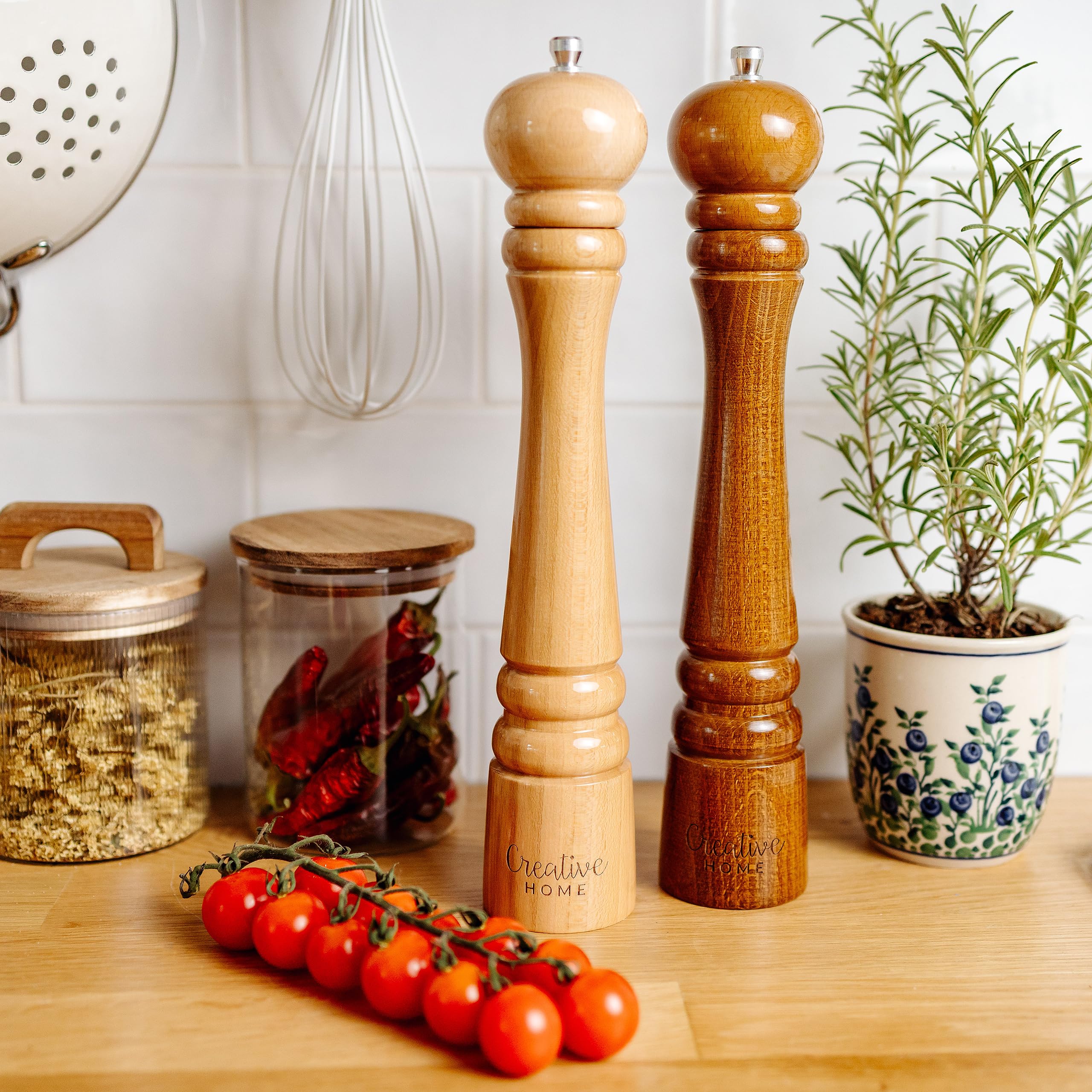 creative-home-duo-moulin-poivre-sel-bois-31-5cm-manuel image 6
