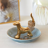 balvi-home-decor-bassotto-porte-bijoux-teckel-porcelaine-grise image 3