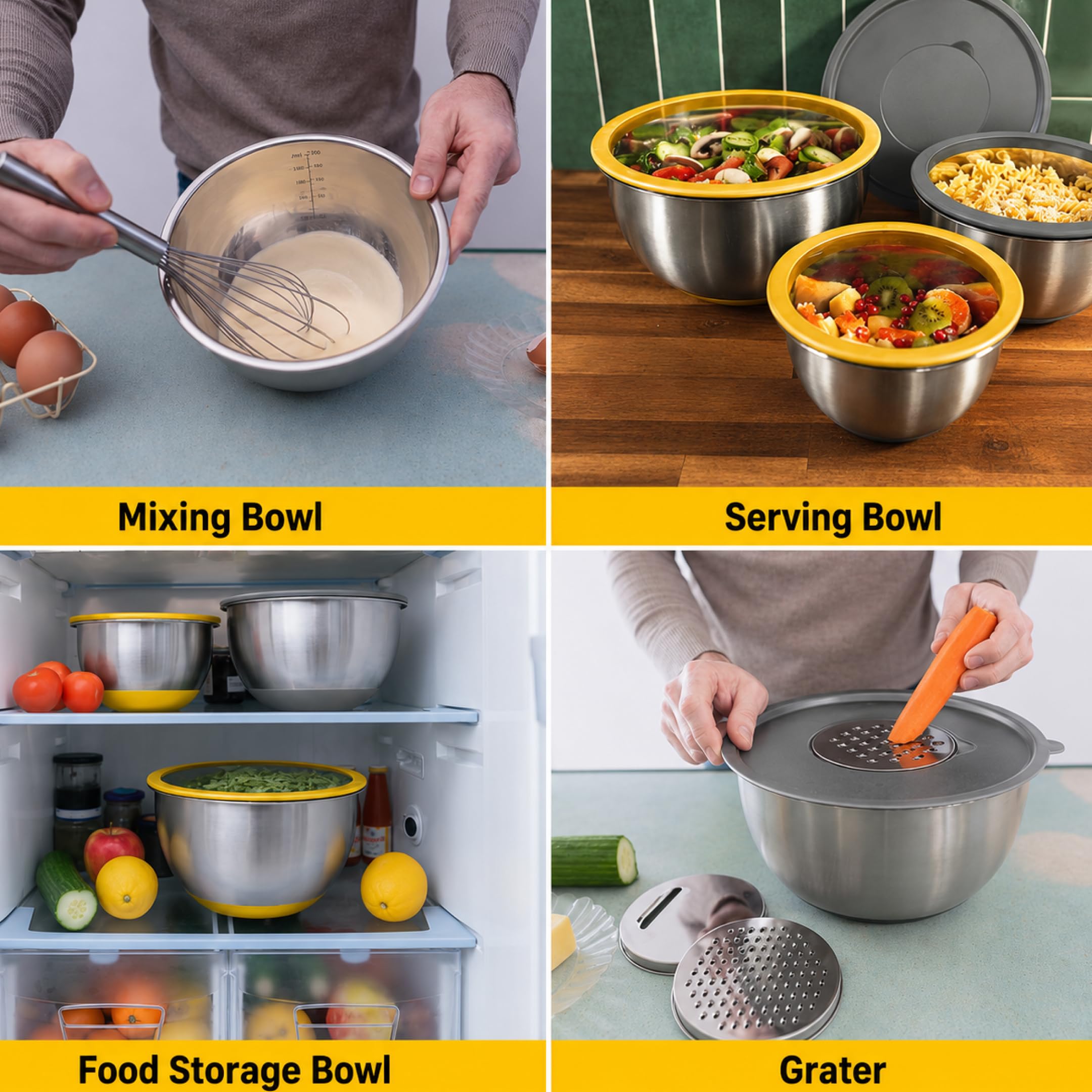 pika-batch-cooking-bols-inox-couvercles-verre-lot-3-r-pes image 2