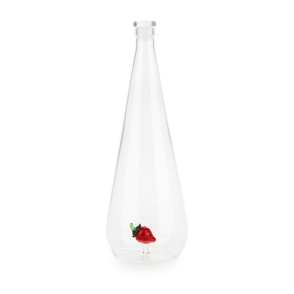 balvi-botanical-bouteille-verre-fraise-rouge-r-utilisable image 1