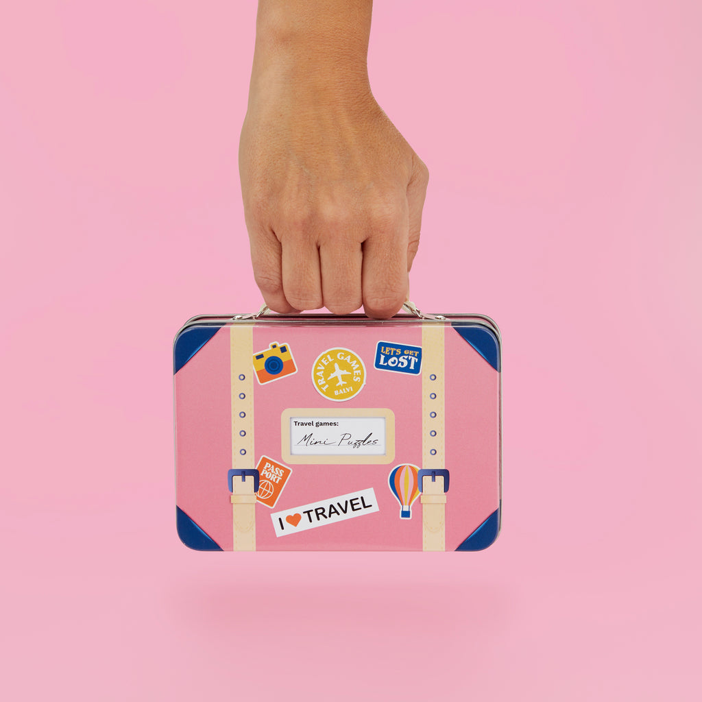 balvi-lifestyle-mini-puzzles-jeu-voyage-valise-rose-3-puzzles image 6