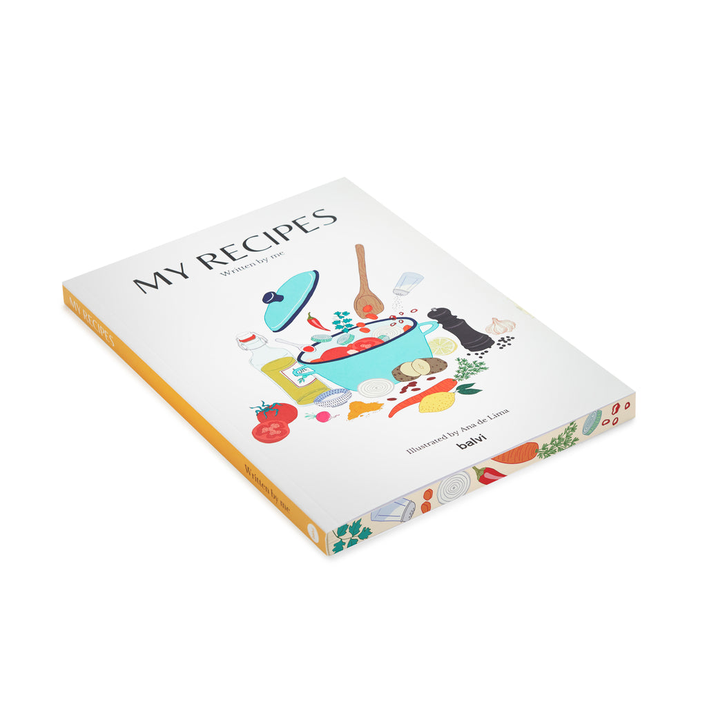 balvi-my-recipes-carnet-recettes-papier-multicolore image 7
