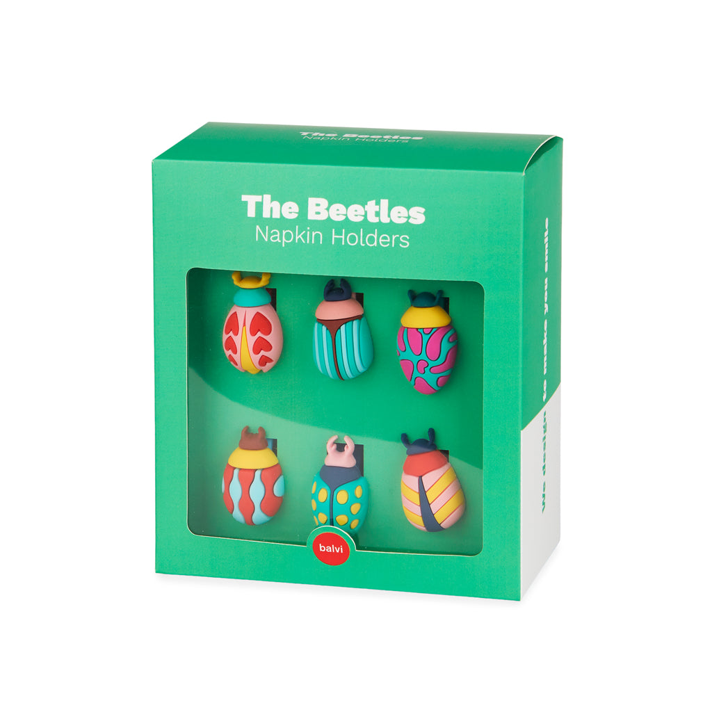 balvi-the-beetles-rond-serviette-scarab-e-lot-6-couleurs image 4