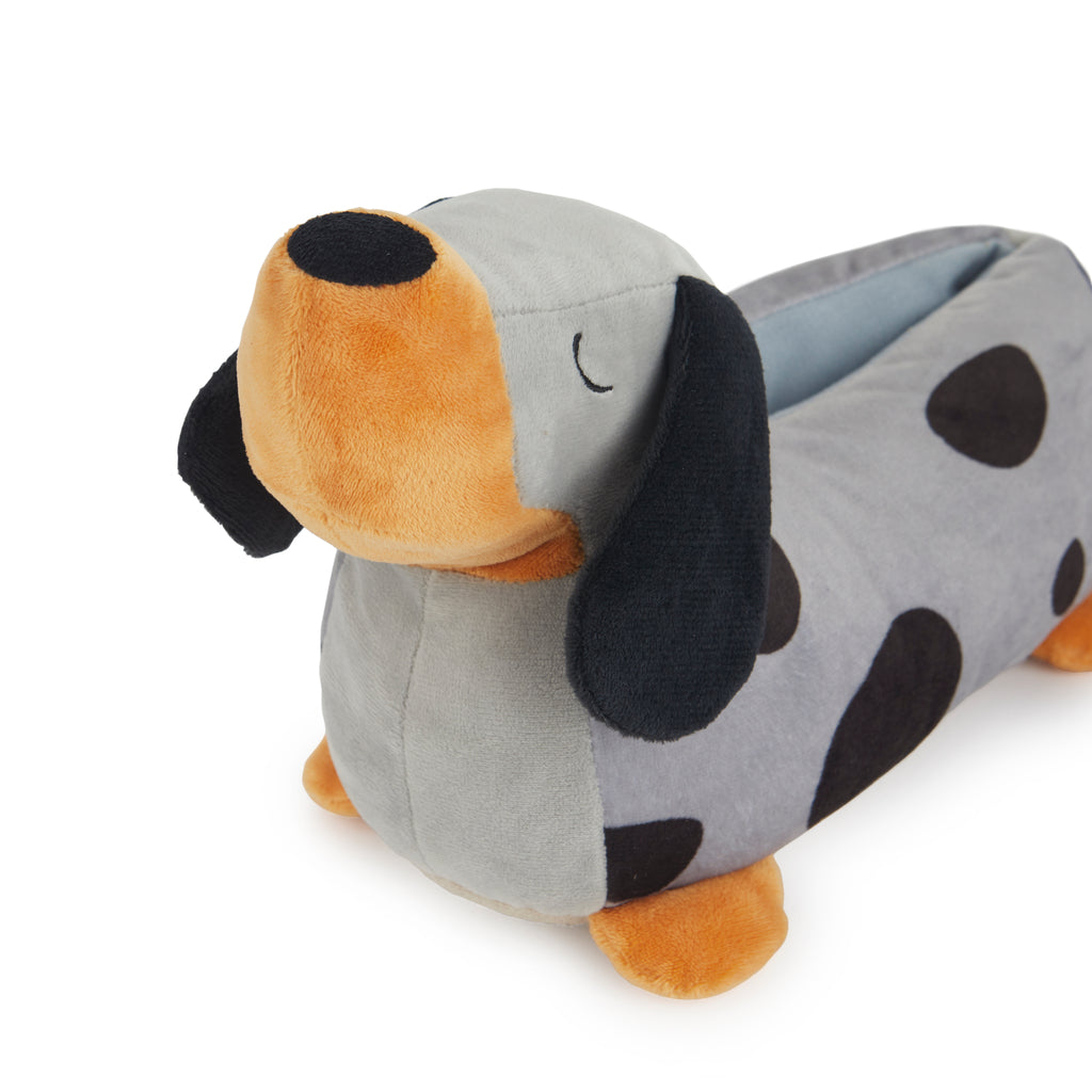 balvi-teckel-chaussons-gris-39-41-t-te-chien-3d image 8