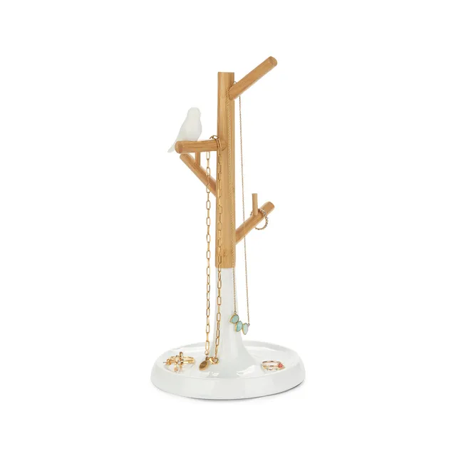 balvi-home-decor-birdie-porte-bijoux-bambou-oiseau image 1