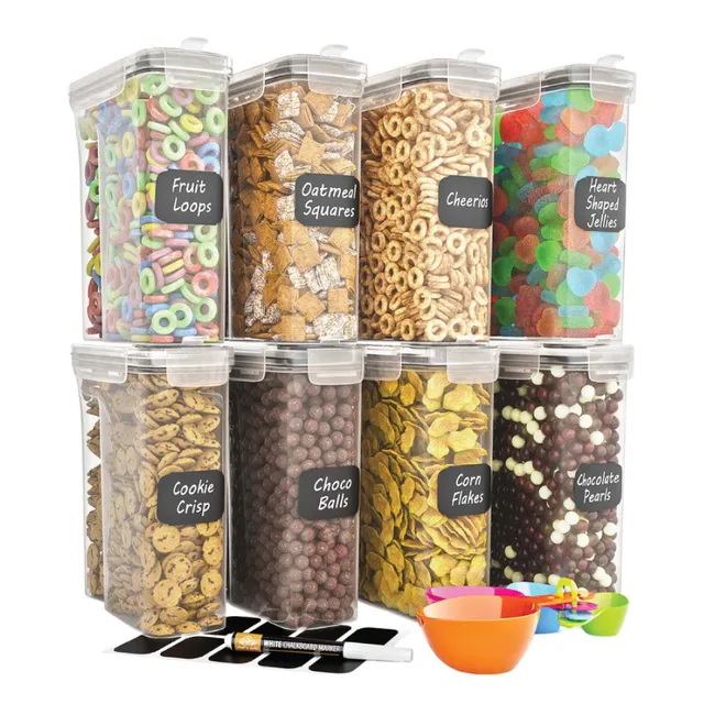 chef-s-path-cereal-containers-bo-te-c-r-ales-herm-tique-lot-8 image 1