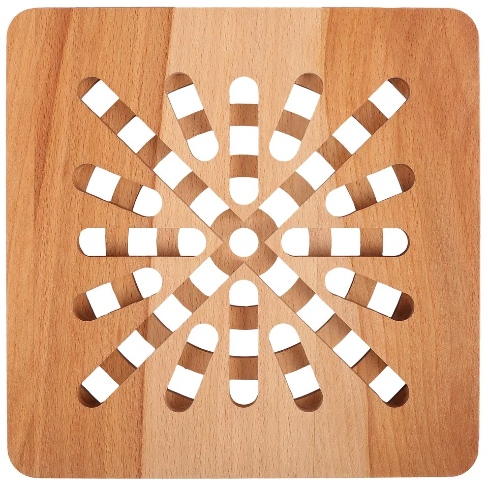 creative-home-dessous-de-plat-bois-carr-19-5cm-h-tre image 1