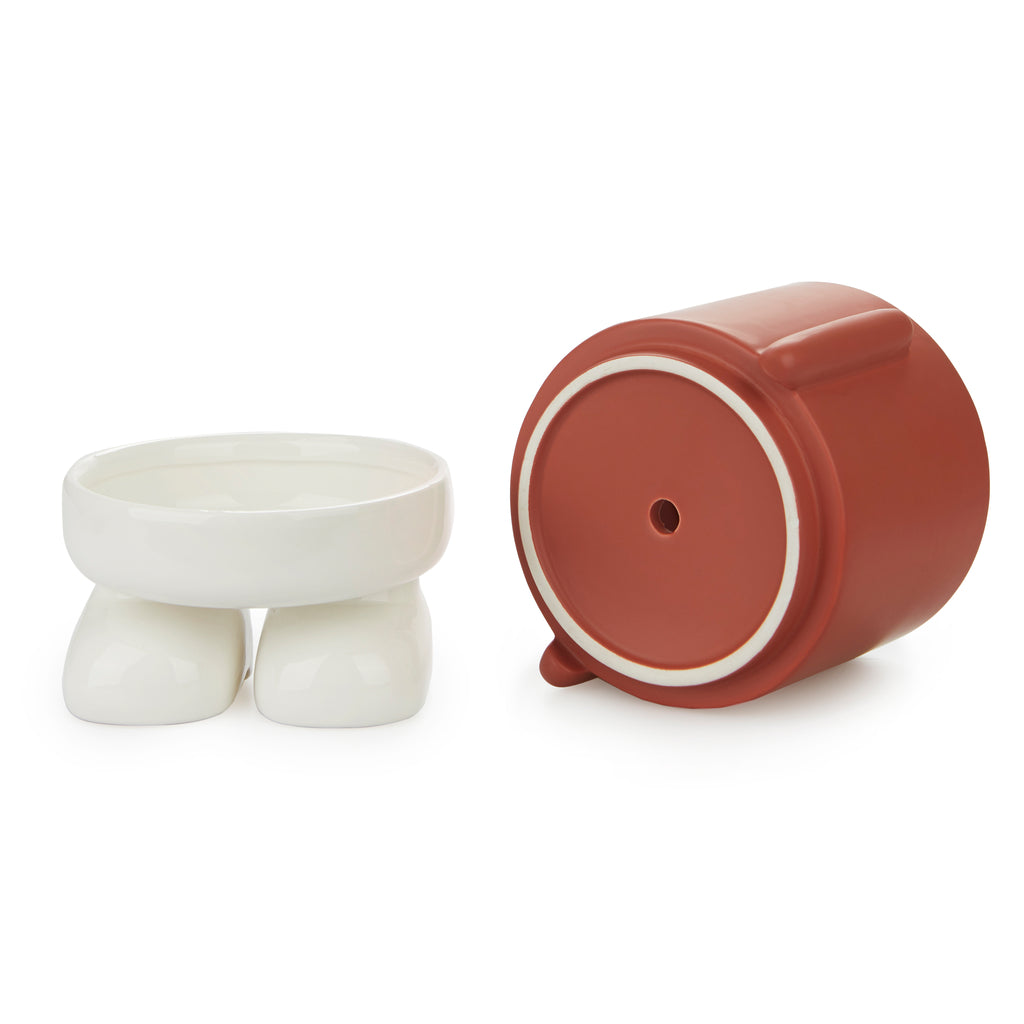 balvi-home-decor-mr-standy-cache-pot-c-ramique-bleu-avec-pieds image 5