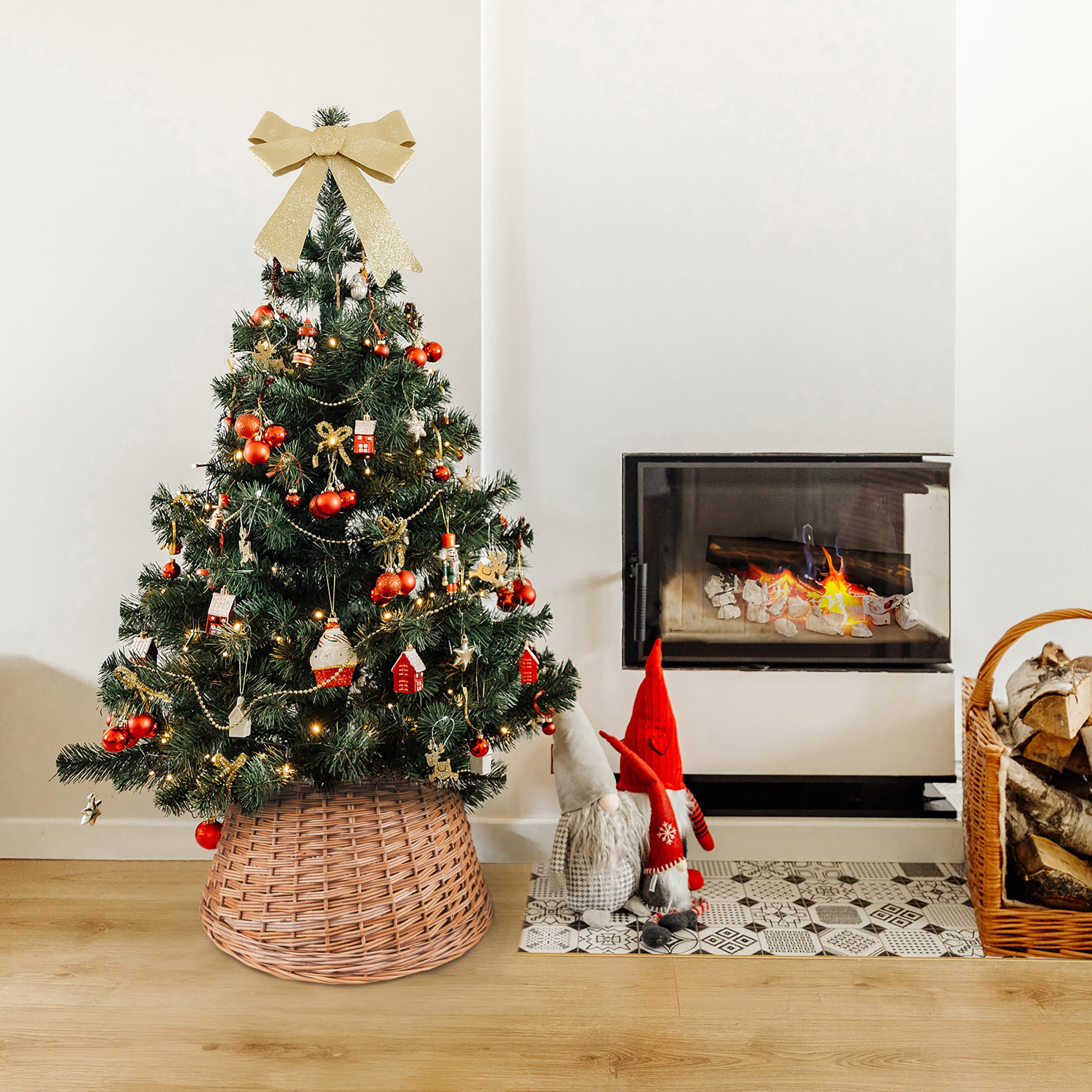 creative-home-d-coration-de-no-l-cache-pied-sapin-naturel-52-cm image 2