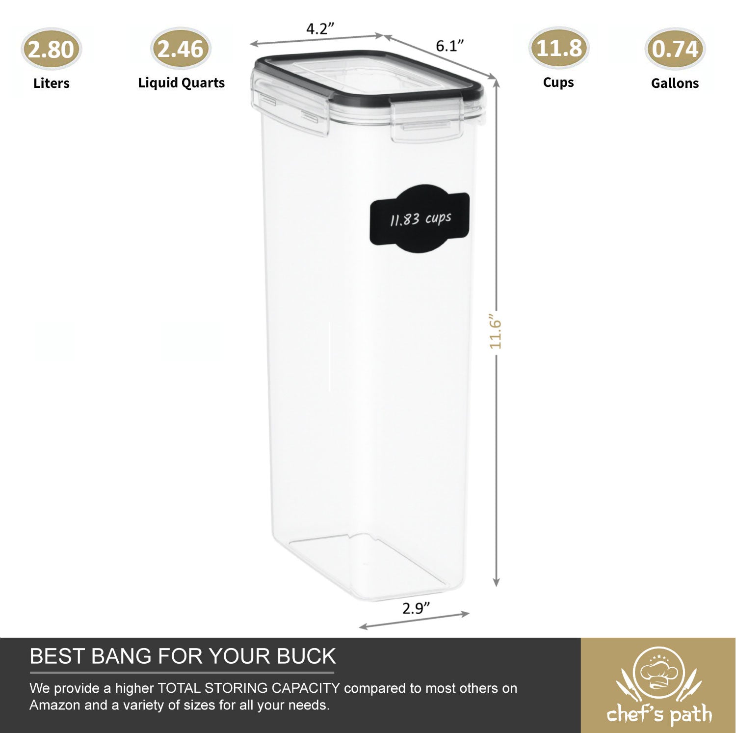 chef-s-path-smart-snap-seal-bo-te-alimentaire-2-8l-lot-de-8 image 6