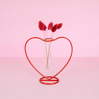 balvi-love-silhouette-vase-c-ur-rouge-tube-verre image 2