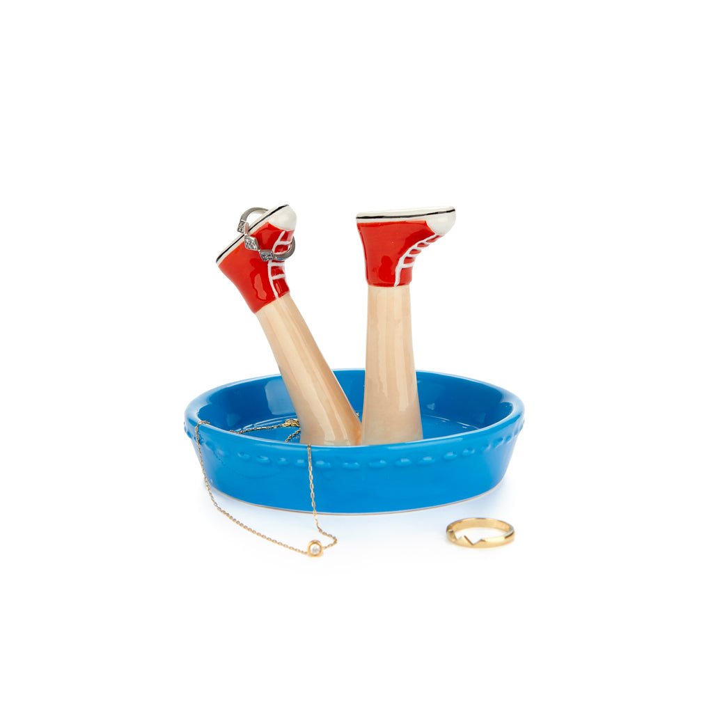 balvi-happy-legs-porte-bijoux-jambes-jean-basket image 1