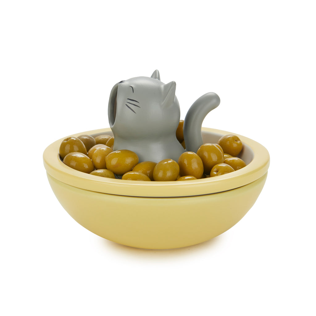balvi-hungry-cat-bol-ap-ritif-c-ramique-jaune image 1