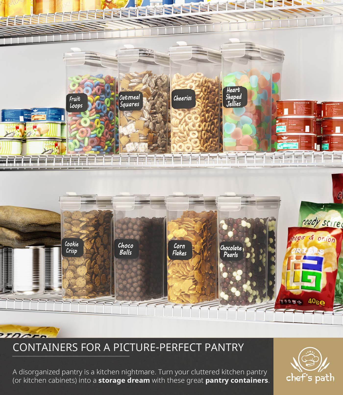 chef-s-path-cereal-containers-bo-te-c-r-ales-herm-tique-lot-8 image 3