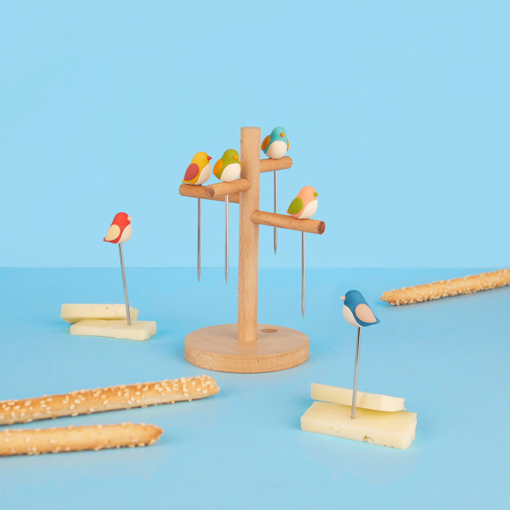 balvi-kitchen-table-birdie-piques-ap-ro-oiseaux-x6-inox image 2