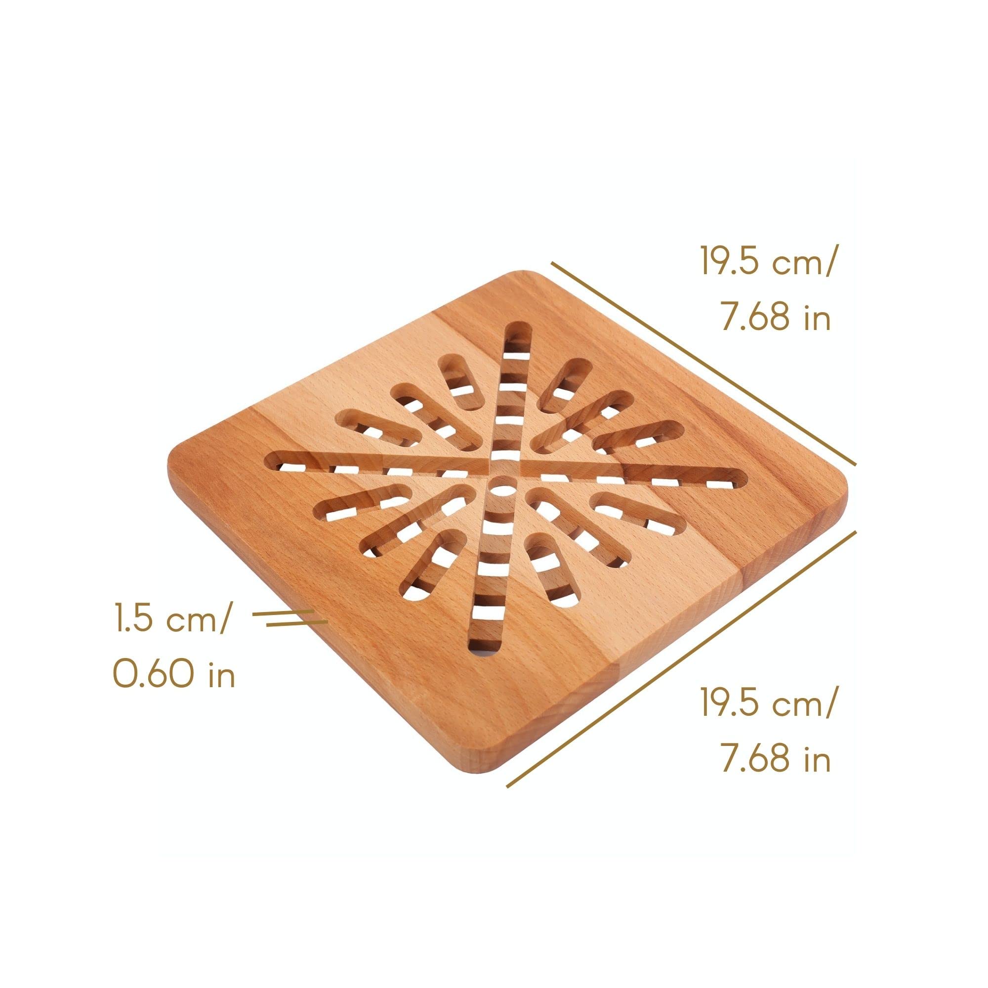 creative-home-dessous-de-plat-bois-carr-19-5cm-h-tre image 2