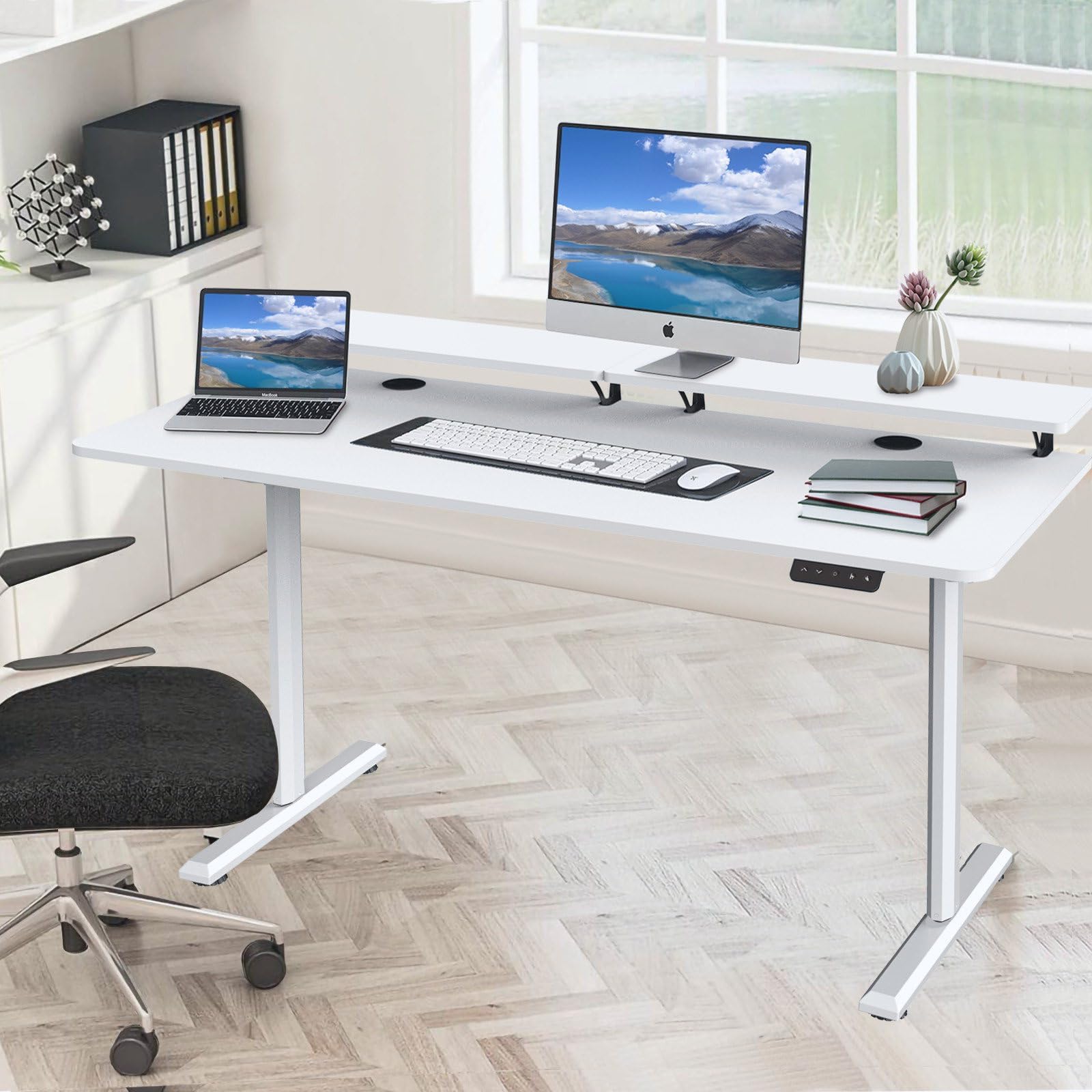 ordeluxe-table-bureau-lectrique-140x60-hauteur-r-glable image 2