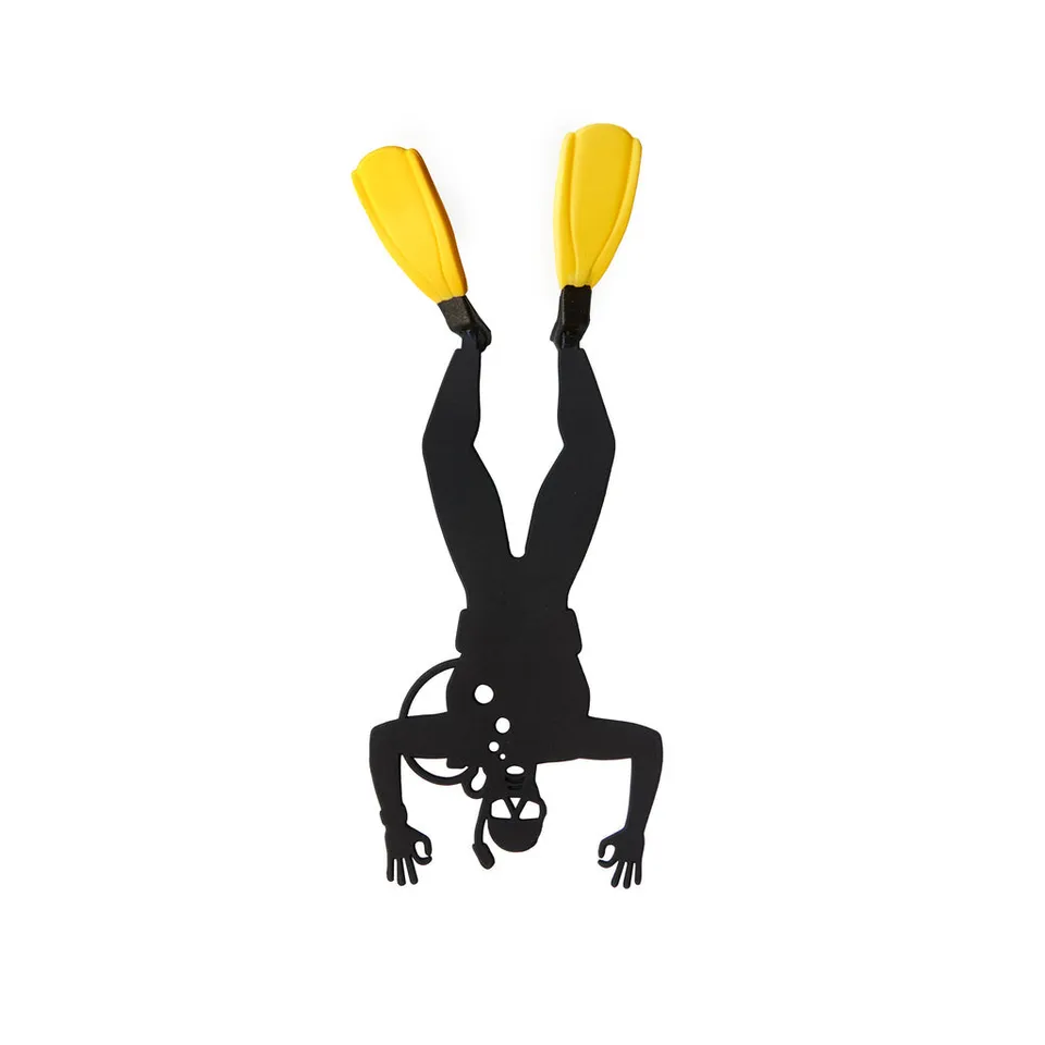 balvi-desk-scuba-marque-page-plongeur-jaune image 1
