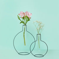 balvi-round-silhouette-xl-vase-m-tal-rond-pipette image 4