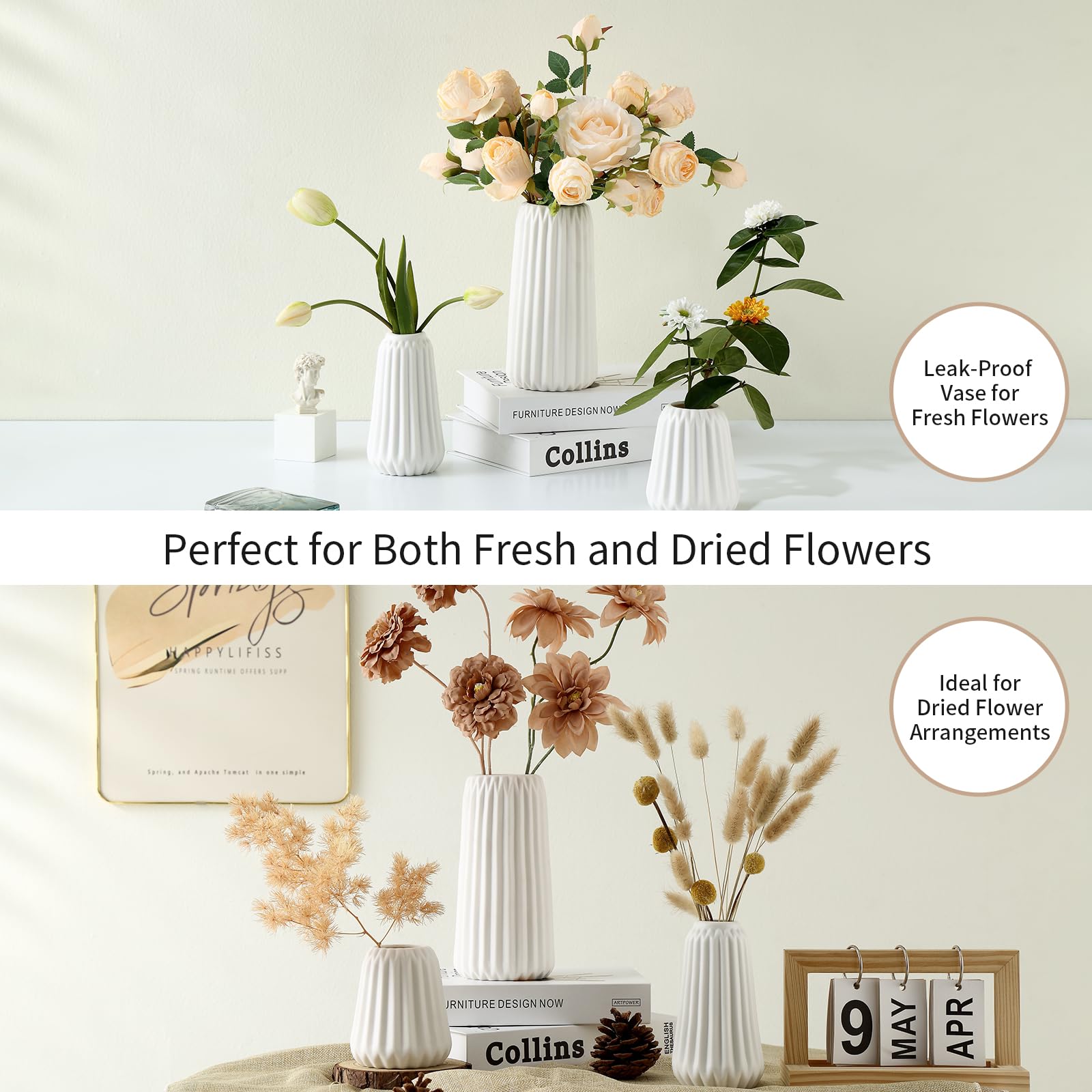 ordeluxe-d-coration-maison-set-3-vases-c-ramique-blancs image 4