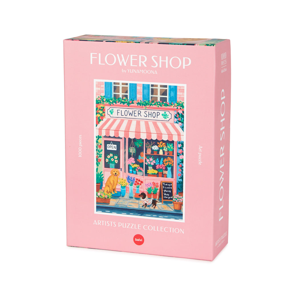 balvi-flower-shop-puzzle-1000-pi-ces-chiens image 1