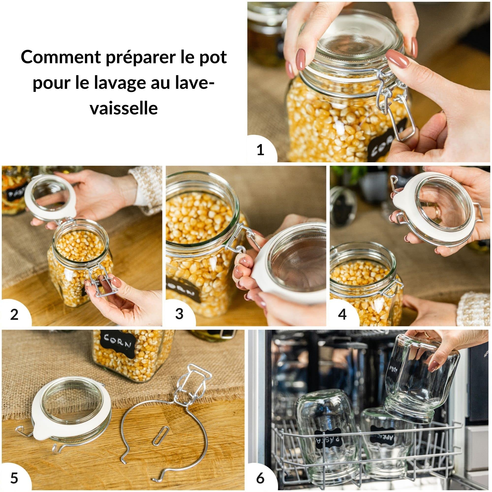 creative-home-bocaux-en-verre-herm-tiques-bocal-1l-lot-6-herm-tique image 7