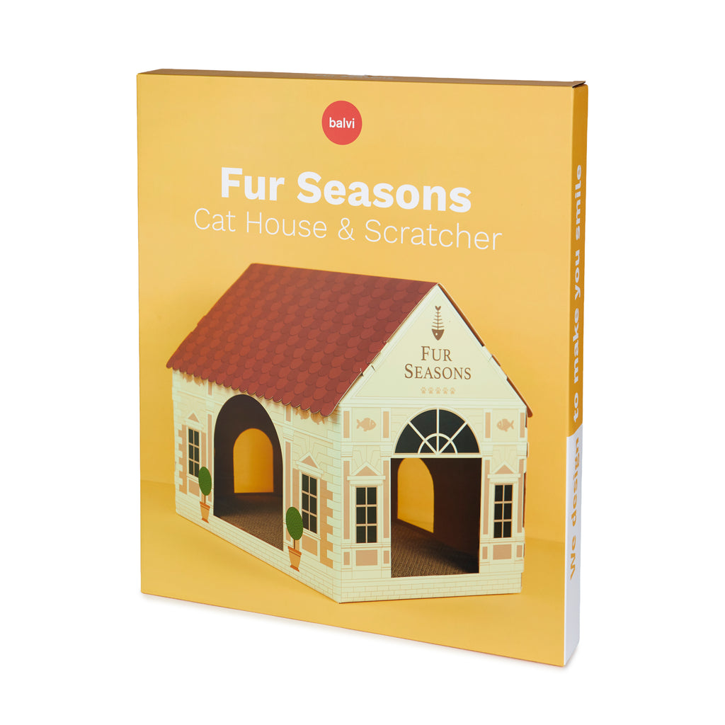 balvi-lifestyle-fur-seasons-maison-chat-griffoir-beige image 4