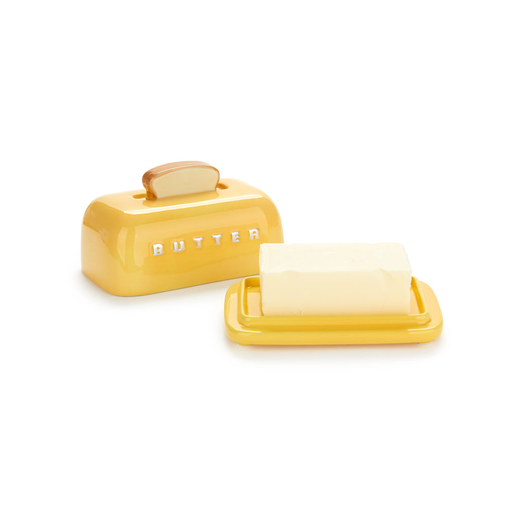 balvi-toasty-beurrier-c-ramique-jaune-125-g-r-tro image 4