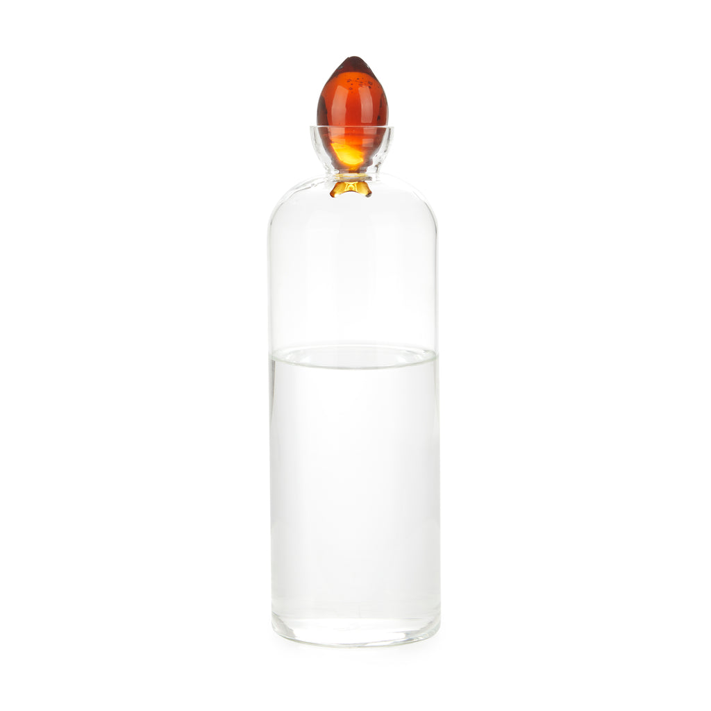 balvi-kitchen-gourami-bouteille-verre-orange-bouchon-poisson image 8