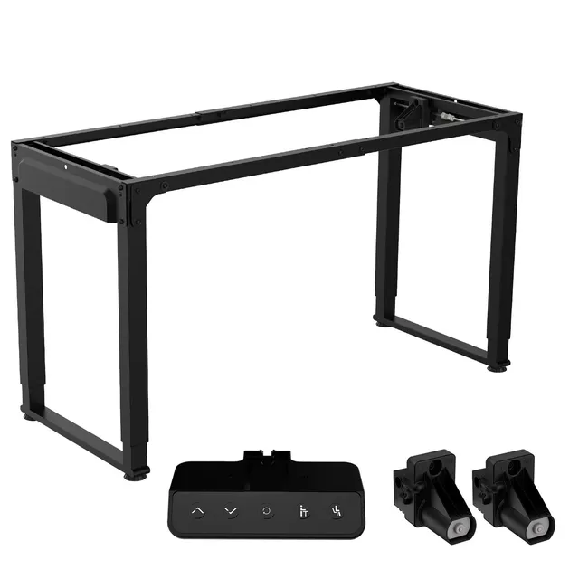 ordeluxe-table-cadre-bureau-r-glable-hauteur-180x80-double-moteur-2 image 1