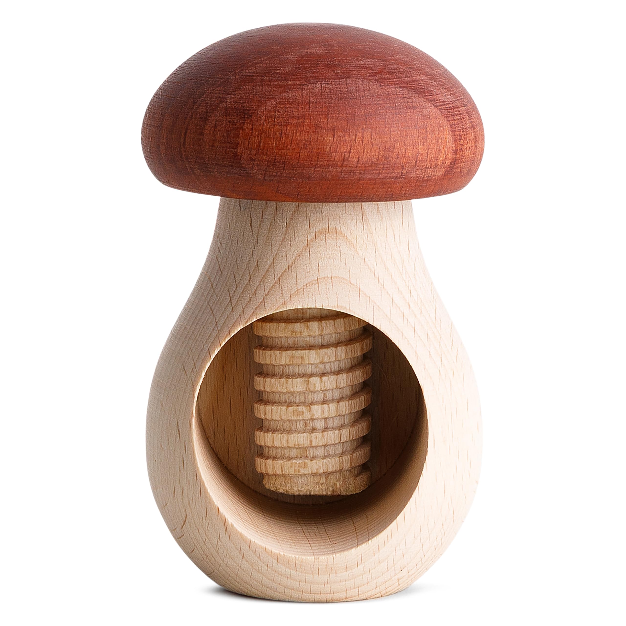 creative-home-accessoires-cuisine-casse-noix-bois-marron-champignon image 8