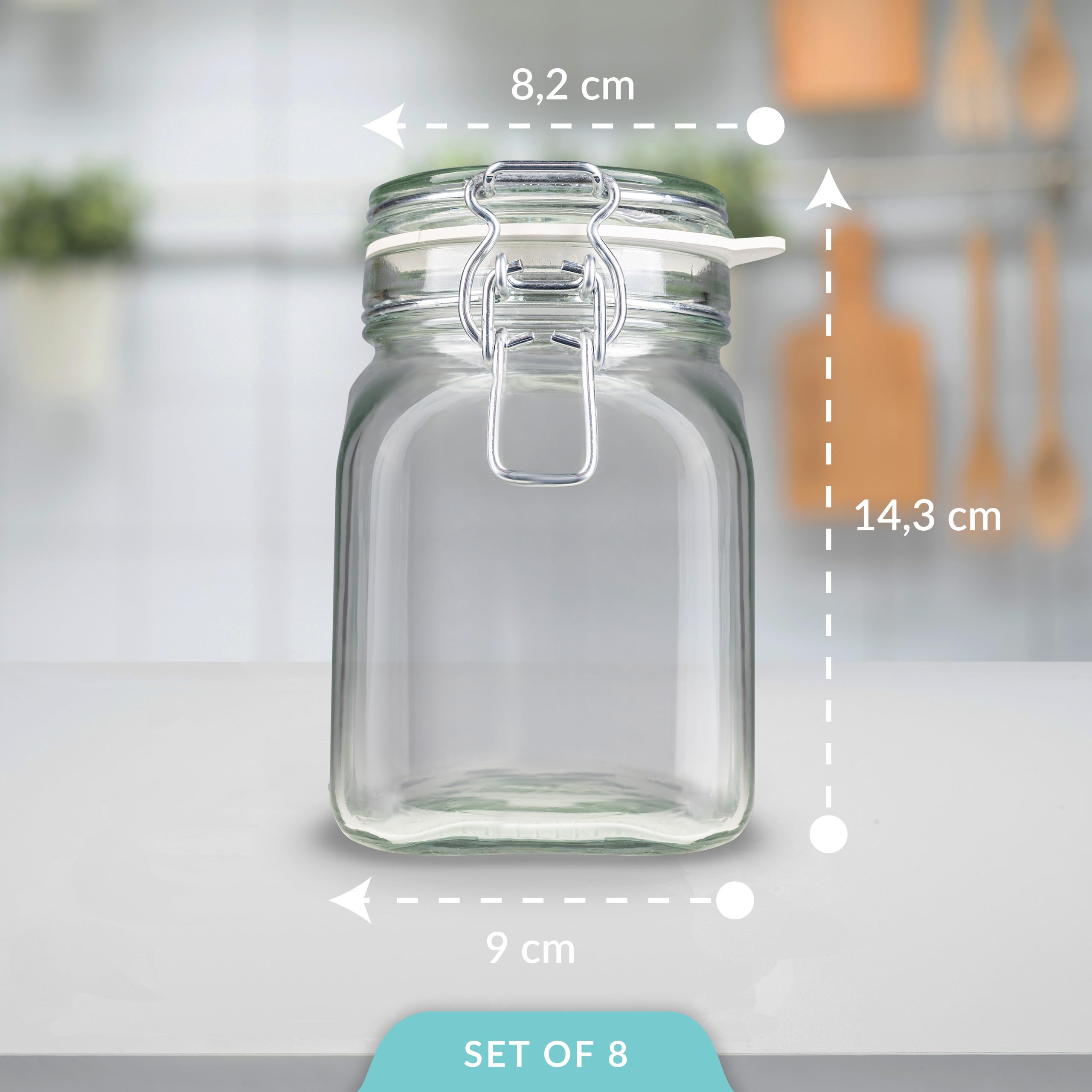creative-home-bocaux-verre-bocaux-herm-tiques-750-ml-lot-8 image 5