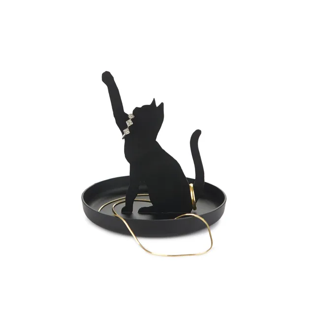 balvi-feline-porte-bijoux-chat-m-tal-porte-bagues image 1