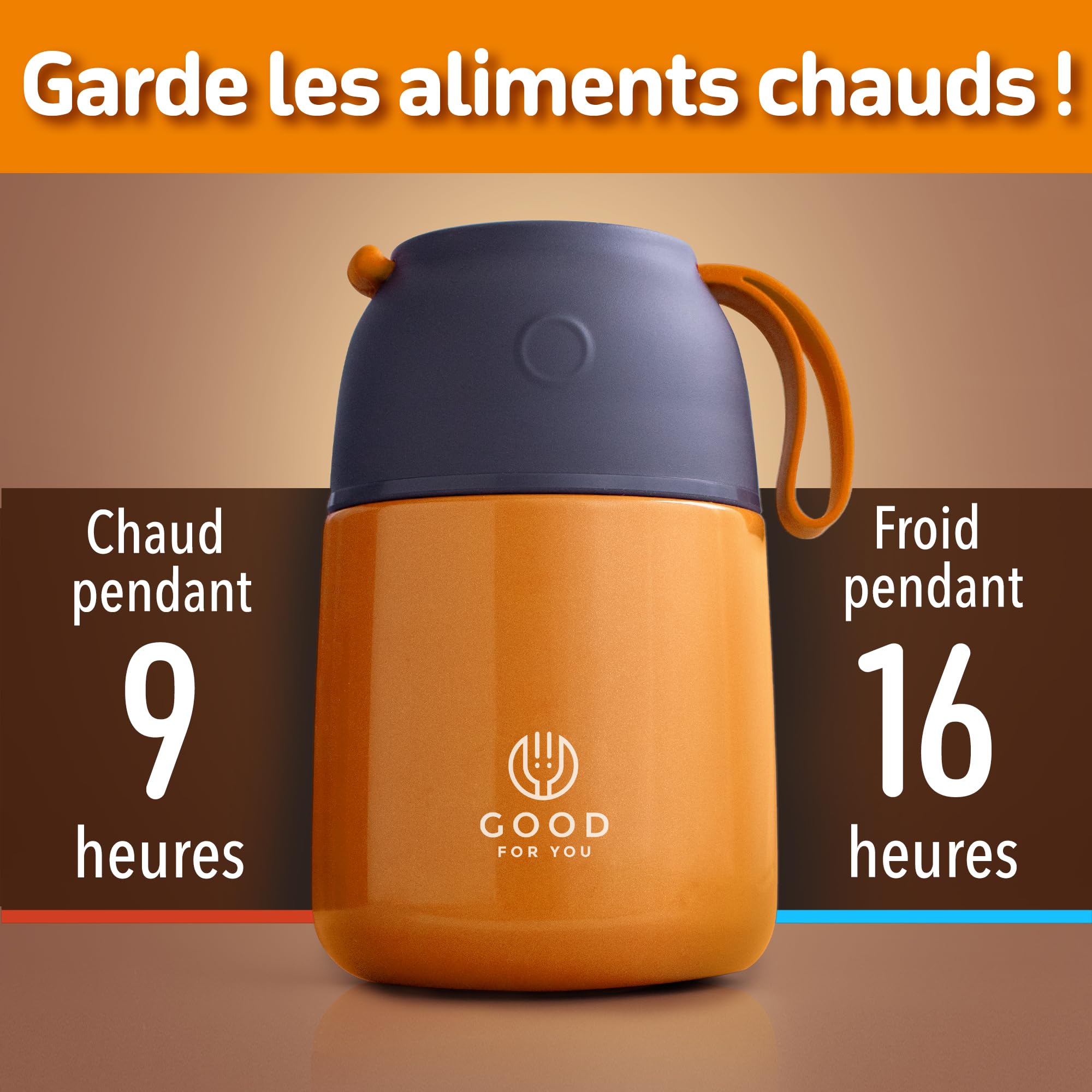 good-for-you-food-flasks-bo-te-isotherme-orange-530-ml image 4