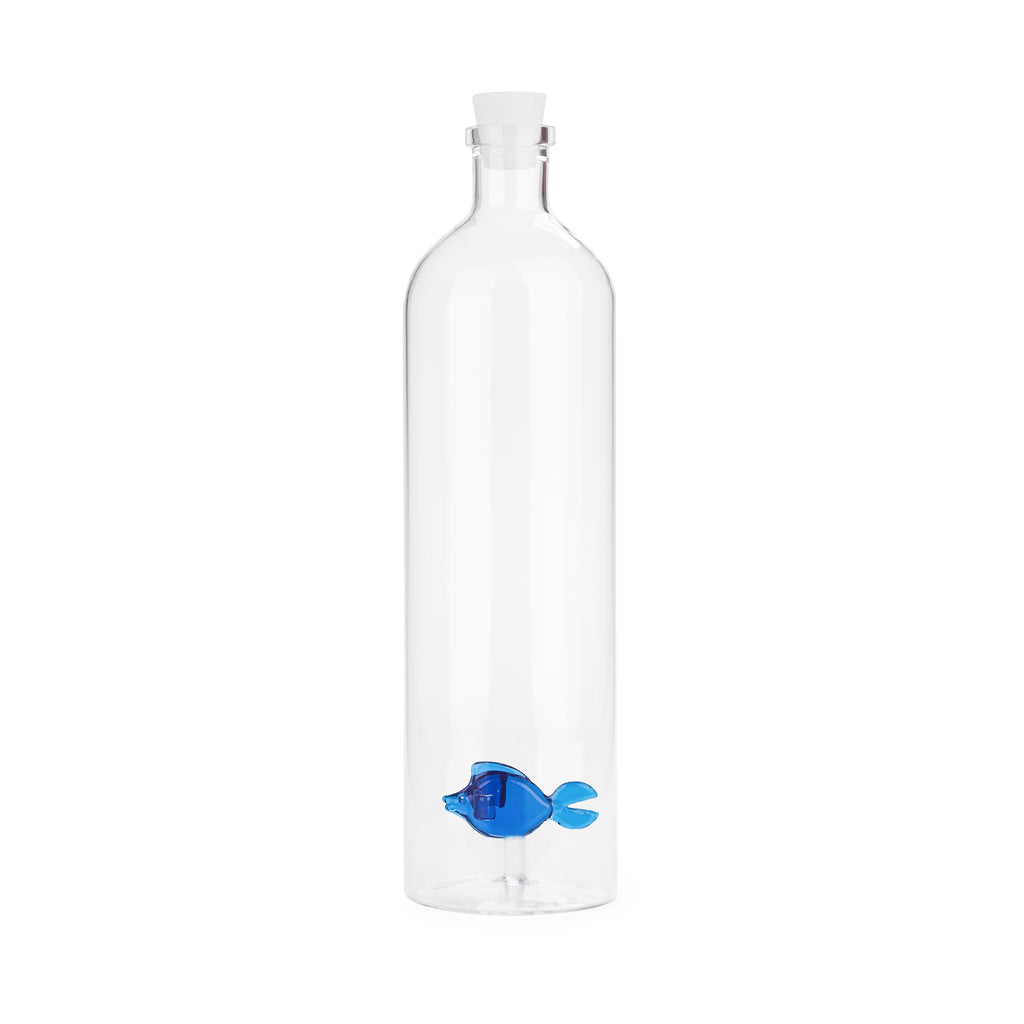 balvi-kitchen-atlantis-bouteille-poisson-bleu-verre image 1