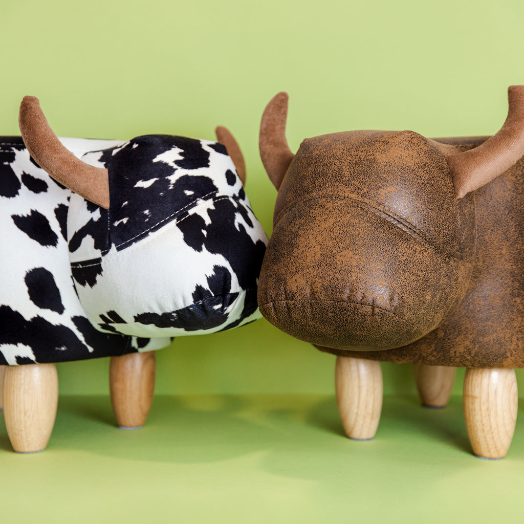 balvi-home-decor-la-vache-tabouret-vache-marron-similicuir image 2