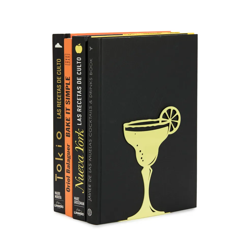 balvi-desk-cocktail-serre-livres-m-tal-jaune image 1