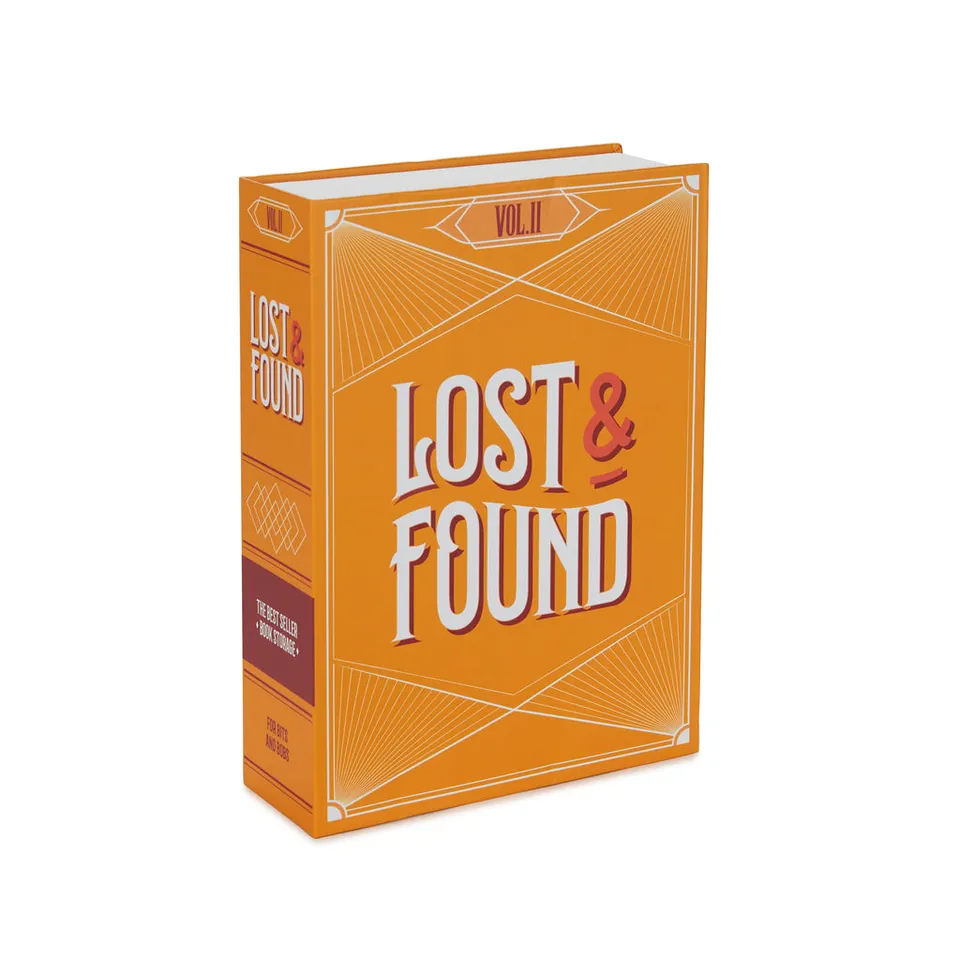 balvi-desk-lost-found-bo-te-livre-rangement-orange image 1