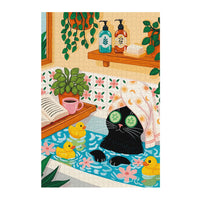 balvi-cat-spa-puzzle-1000-pi-ces-chat-bain image 2
