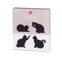 balvi-kitchen-cat-coasters-dessous-de-verre-chat-noir-x4 image 4
