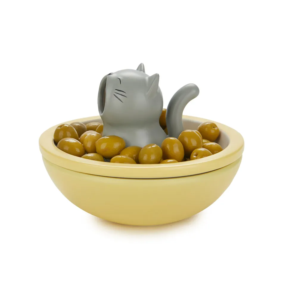 balvi-hungry-cat-bol-ap-ritif-c-ramique-jaune image 1