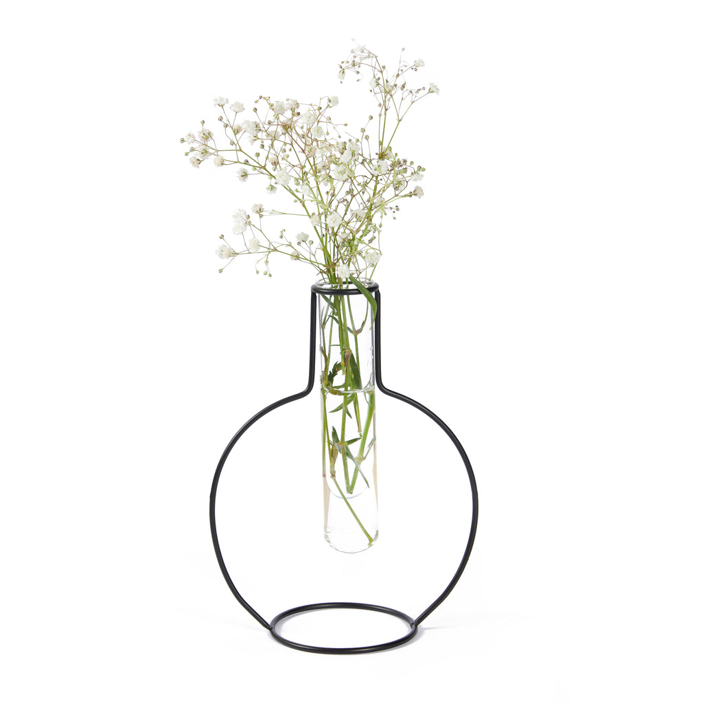 balvi-home-decor-round-silhouette-vase-m-tal-rond image 1