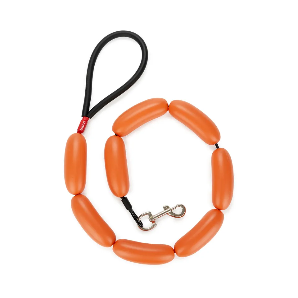 balvi-lifestyle-hot-dog-laisse-chien-orange image 1
