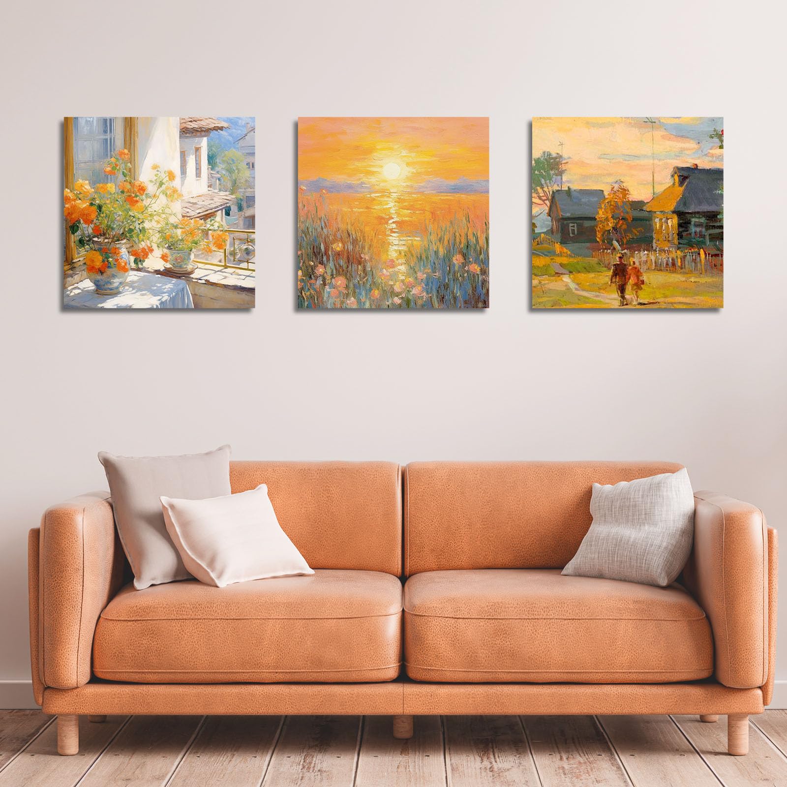 ordeluxe-toile-30x30-cm-coton-lot-10-pour-acrylique image 7