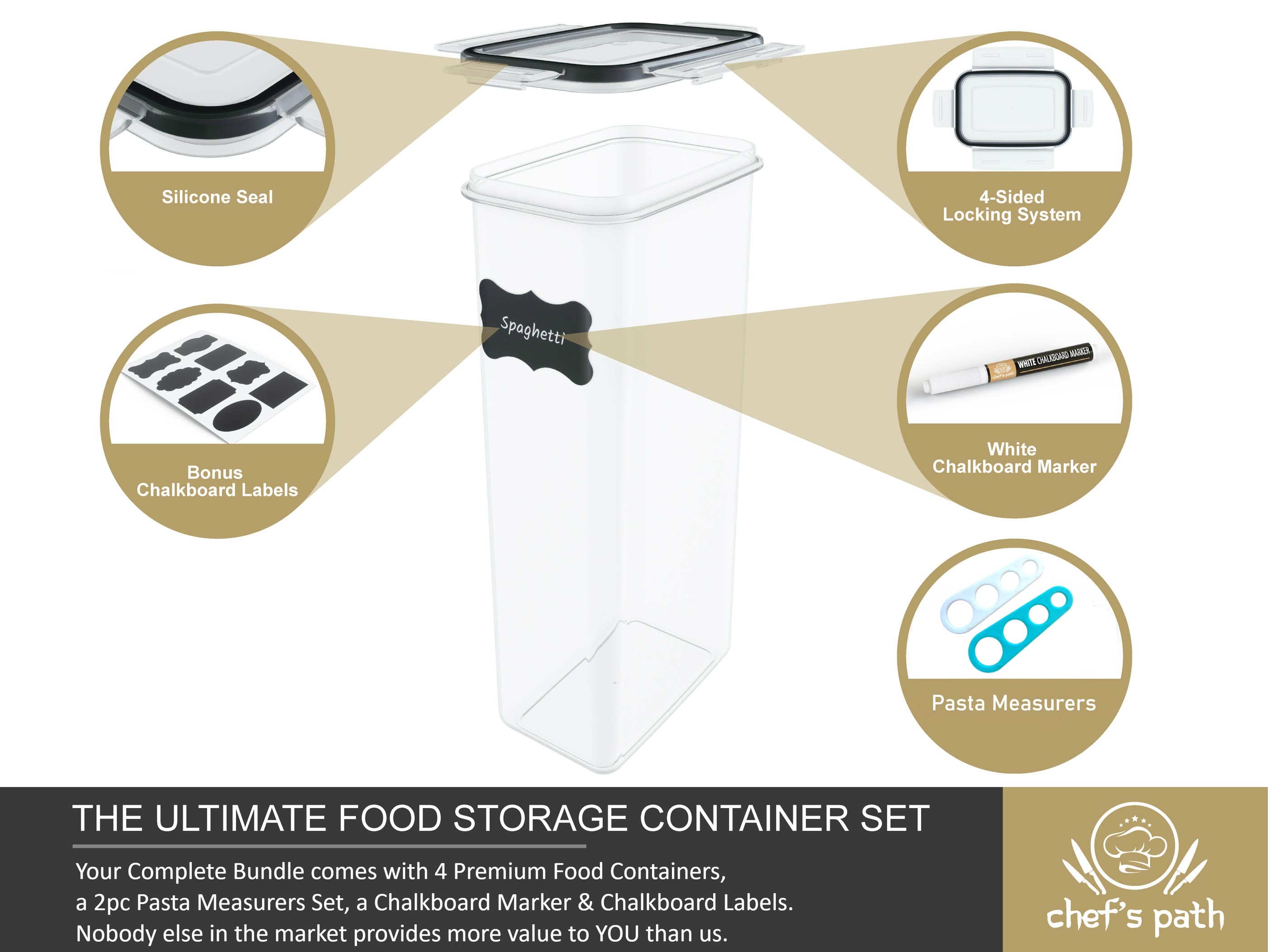chef-s-path-pasta-storage-bo-te-p-tes-herm-tique-2-8l-lot-de-4 image 7