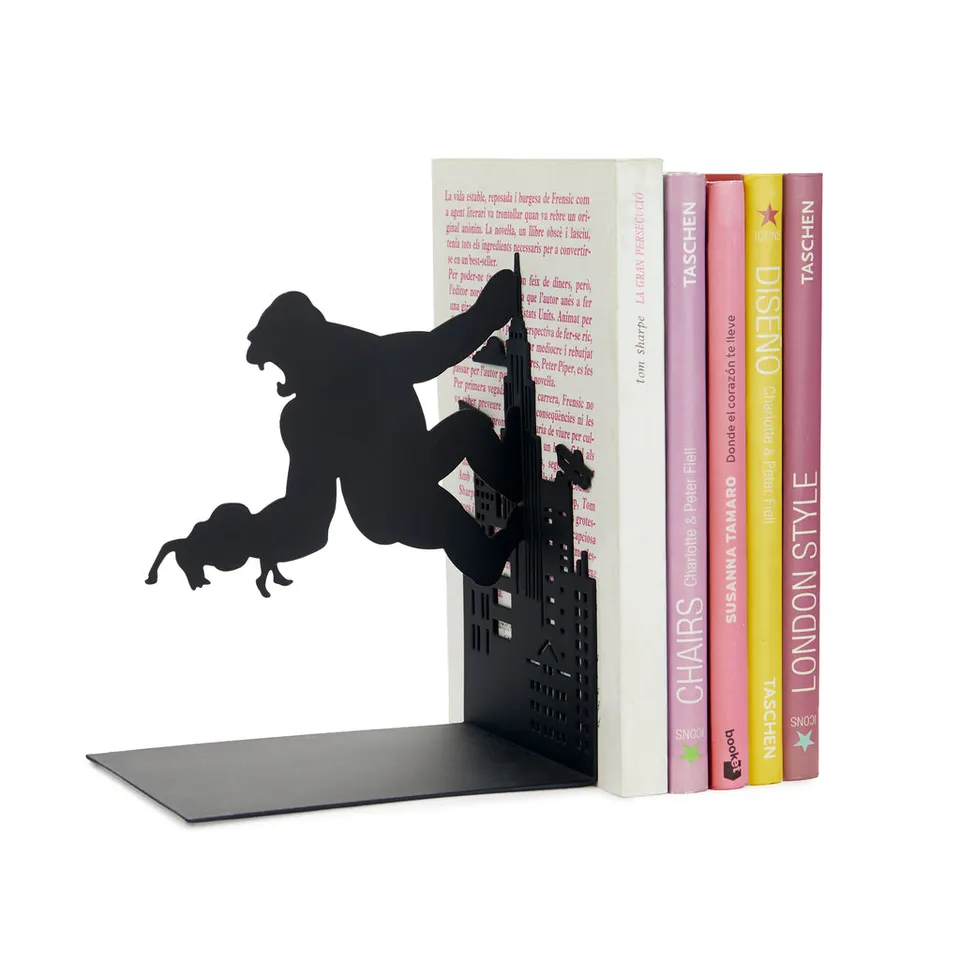 balvi-desk-kong-serre-livres-king-kong-gratte-ciel-bureau image 1