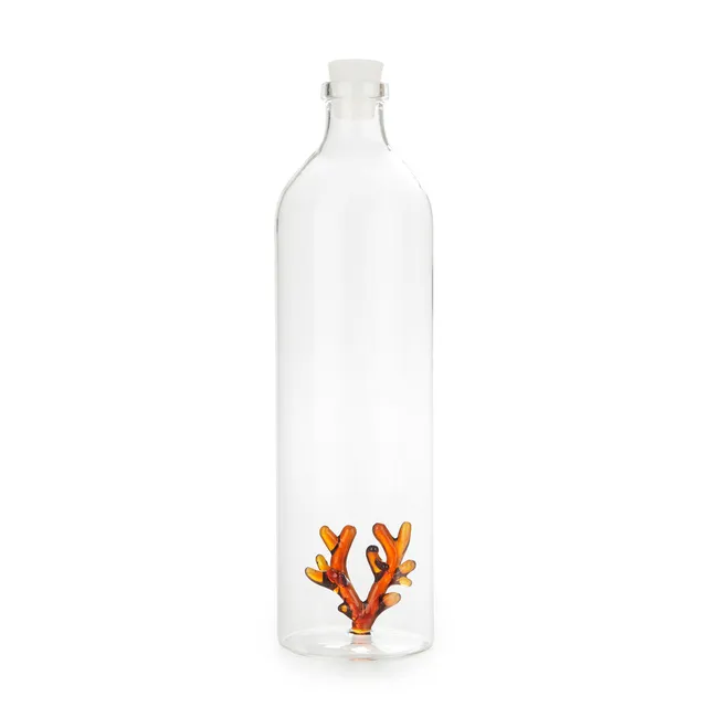 balvi-atlantis-coral-bottle-bouteille-verre-corail image 1